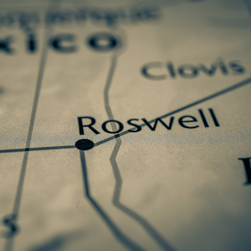 Map of Roswell, New Mexico